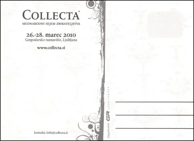 POŠTA SLOVENIJE NA SEJMU COLLECTA 2010
